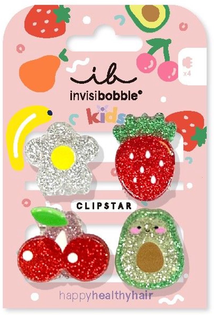 Invisibobble - Clipstar Kids Frutti Fun 4pc