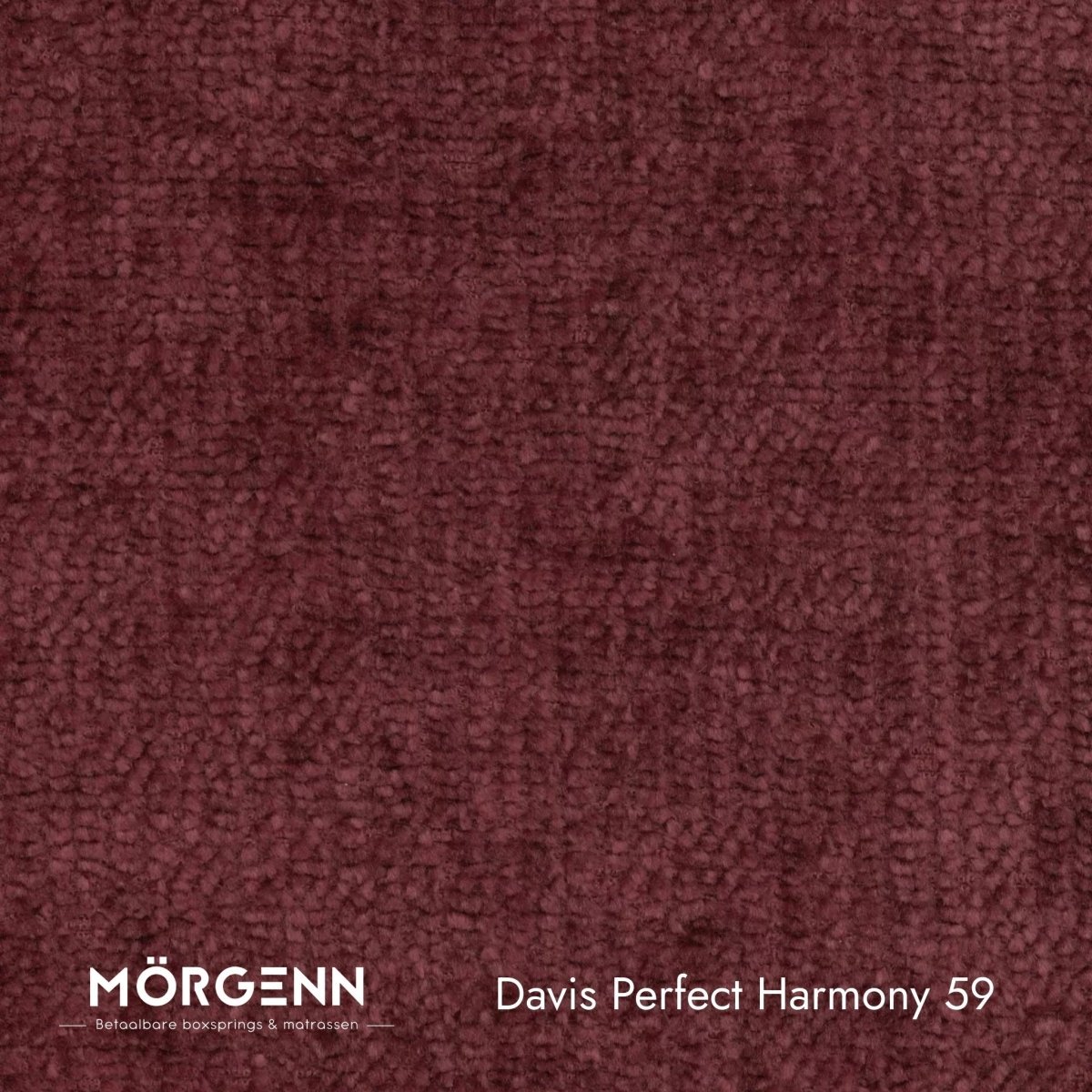 Mörgenn Davis Perfect Harmony Stofstaal - Chenille Stof voor Boxspring - 59