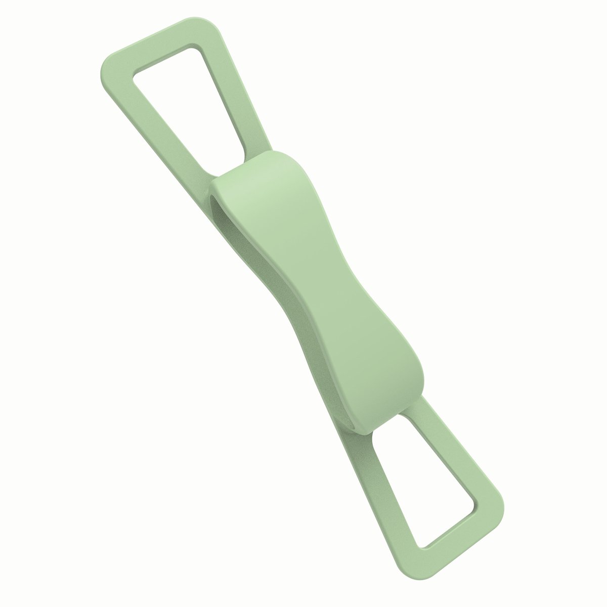 Go Go Gadget - Handriem - Hand strap - Siliconen - Ergonomisch - Elastisch - Waterproof - Geschikt voor kindle, e-readers, tablets en telefoons - 19*4cm - 1 stuk - Groen