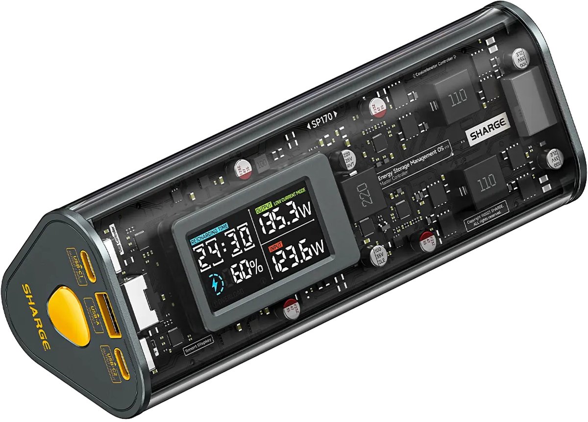 SHARGE Shargeek 170 Power Bank Waterdicht 24000 mAh - afbeelding 2