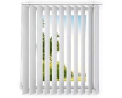 time4blinds - verticale lamellen - lamellen voor kantoorwerkplekken en voor thuis - Slaapkamer Jaloezieën - Keuken Jaloezieën - 150x165 cm -