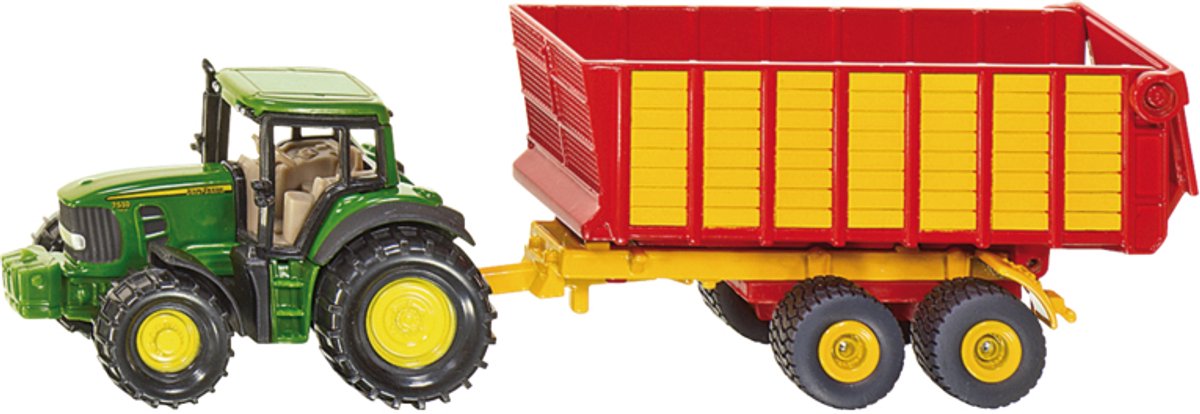 SIKU 1650, Claas Tractor met Silagewagen, metaal/kunststof — afbeelding 5