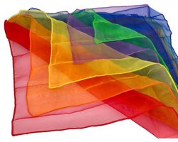 GOKI Acrobatisch speelgoed - Jongleersjaal Set - 6 Kleuren - 4 Jaar