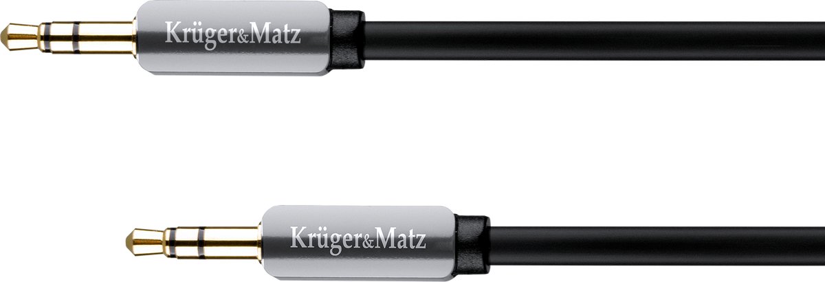 Krüger&Matz Kable - Jack 3.5mm - 1m - Hoge Kwaliteit - Zuivere Koper