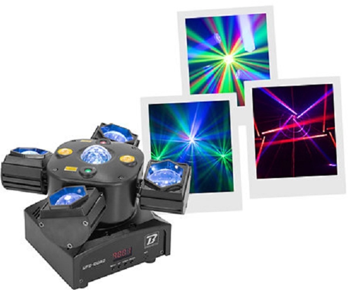 Boomtone DJ Ufo Quad multi licht effect