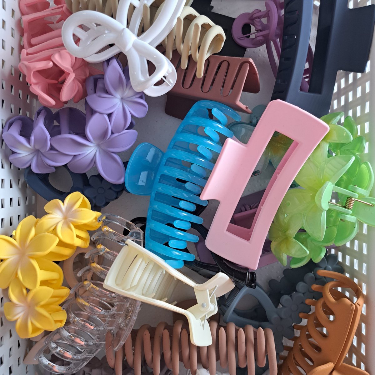 set van 15 haarklemmen - haarclip - Bloem - strik - rechthoek - volwassenen en kinderen
