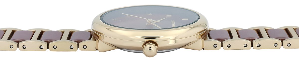 JUST WATCH dameshorloge roestvrij staal JW10252 Met roestvrijstalen keramische band, D 33 mm, 5 ATM, diverse kleuren
