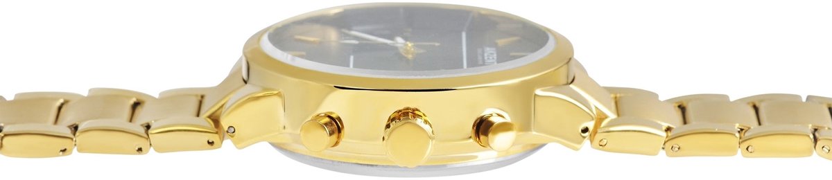 AKZENT Herenhorloge van roestvrij staal Kamal Akzent Exclusief herenhorloge met roestvrijstalen band, analoog en