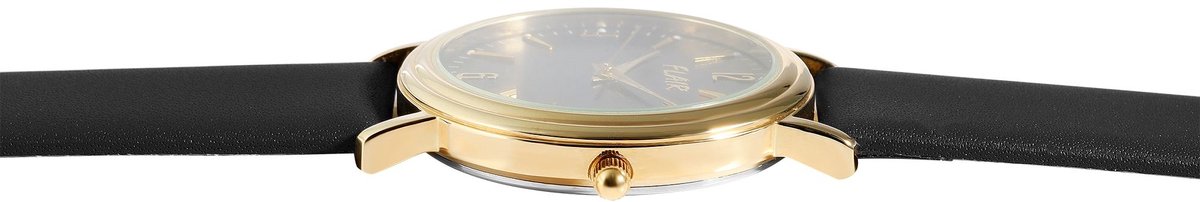 FLAIR dameshorloge van echt leer 1900300 Flair dameshorloge met echte leren band, 5 ATM
