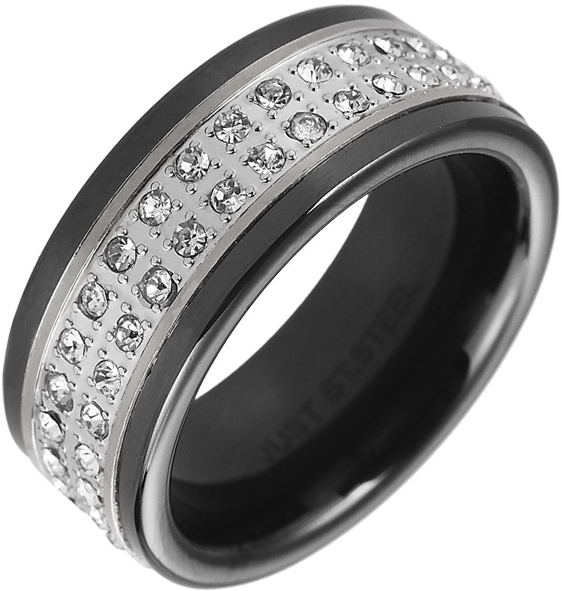 JUST Alleen damesring Porina Just damesring van keramiek Adviesprijs 49,95 €