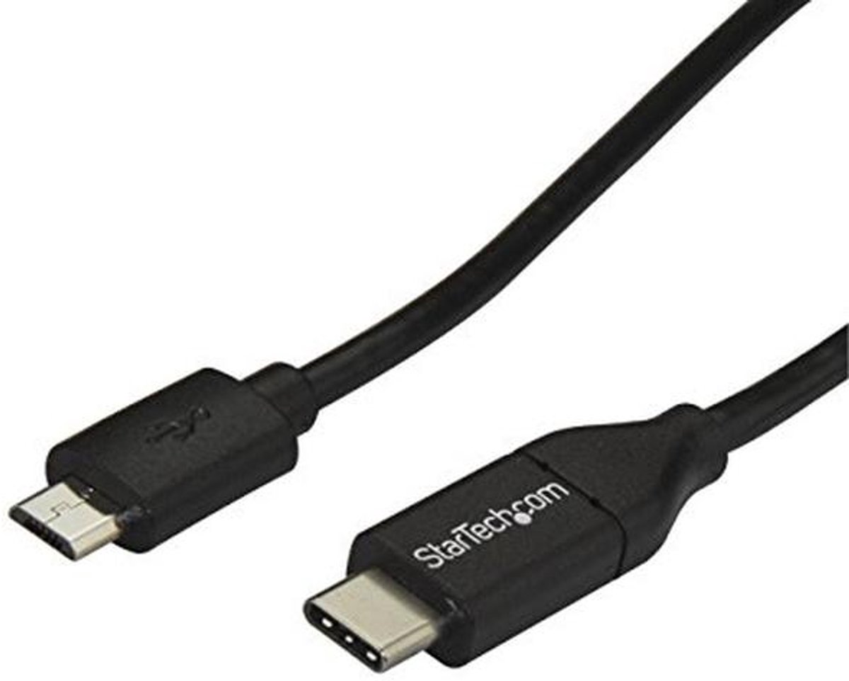 USB-C naar Micro B Kabel 1m - Opladen en Synchroniseren van Apparaten