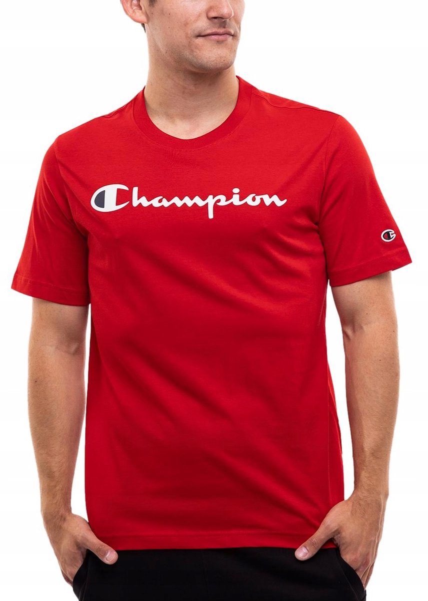 Champion Sportshirt Heren - Rood - Katoen
