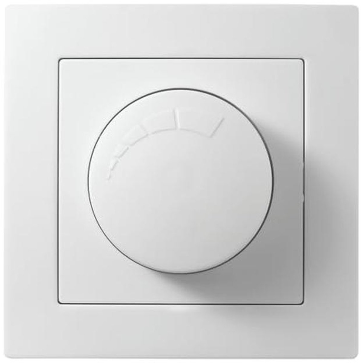 Dimmer voor ohmse lasten met geheugenfunctie, inbouw lichtdimmer 250V~/300W wit