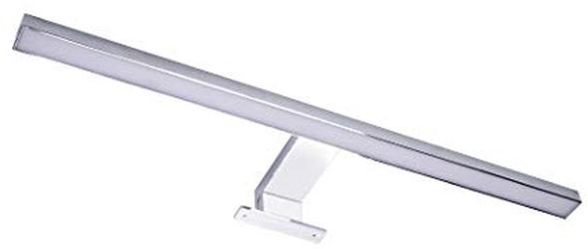 Spiegel met LED verlichting 50 cm chroom wandlamp
