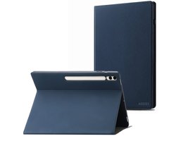 Accezz Tablet Hoes - Geschikt voor Samsung Galaxy Tab S10 Plus / Galaxy Tab S9 11.0 inch FE Plus / Galaxy Tab S9 11.0 inch Plus - Classic Tablet Case - Donkerblauw
