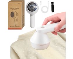 Oplaadbare Stoffen Haarremover - Krachtige Pilling Trimmer voor Kleding - USB-aangedreven Haarknippers voor Thuis - Lithiumbatterij 400mAh - Efficiënt Pluisjes Verwijderen en Kleding Ontpillen