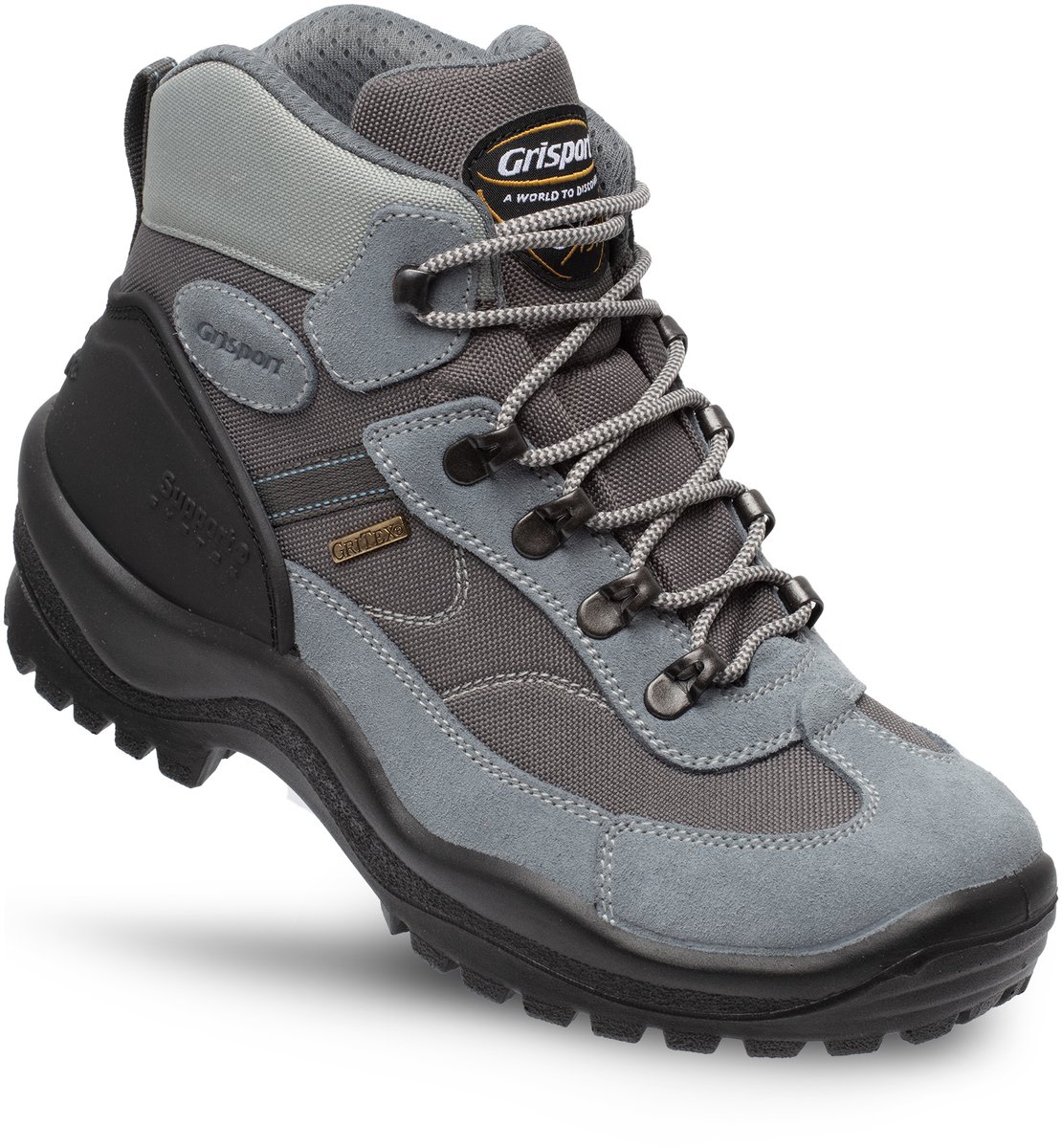 Grisport Torino Mid Dames Wandelschoenen Light Blauw