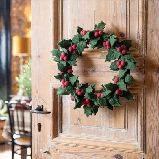 Hulst Kerstkrans - — afbeelding 2