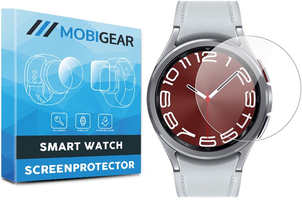 Mobigear Screenprotector geschikt voor Samsung Galaxy Watch 8 - 40 mm | Mobigear Screenprotector Folie