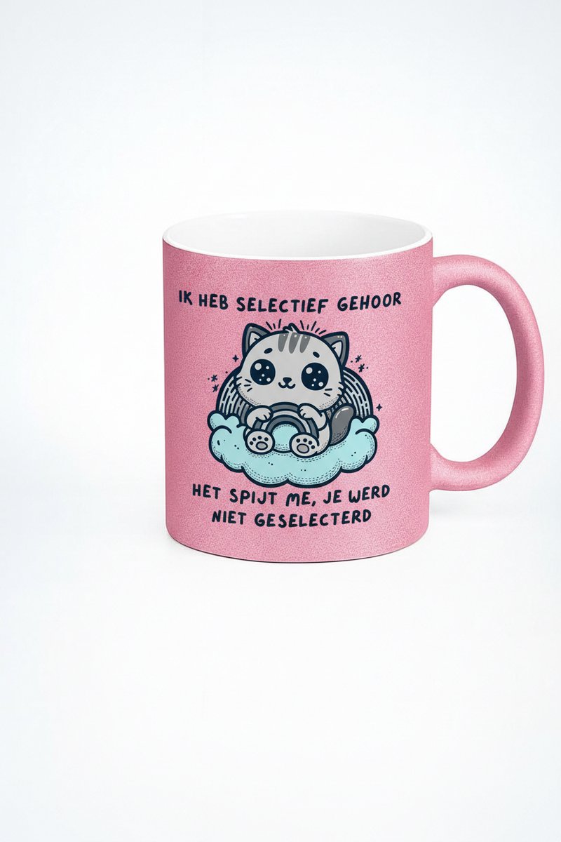 Ik Heb Selectief Gehoor Mok - Cadeau voor Koffie Liefhebbers