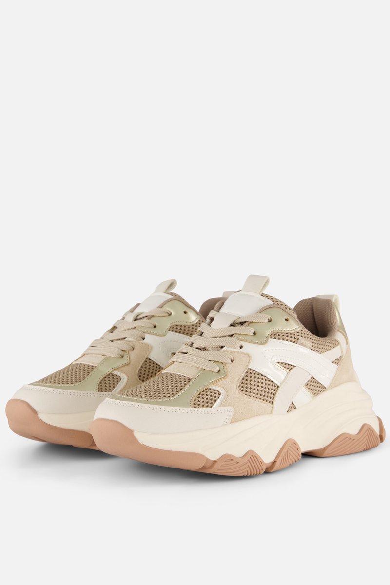 Posh Sneakers beige Synthetisch - Maat 41