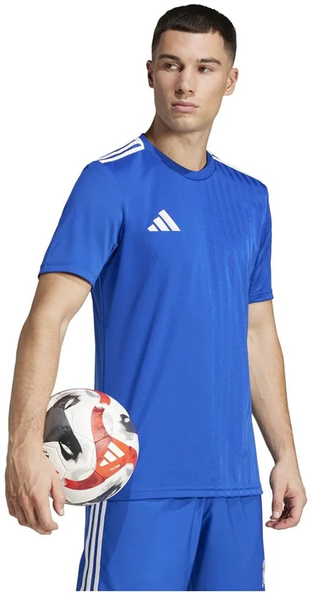 Adidas Campeon 25 T-shirt Met Korte Mouwen Blauw L Man