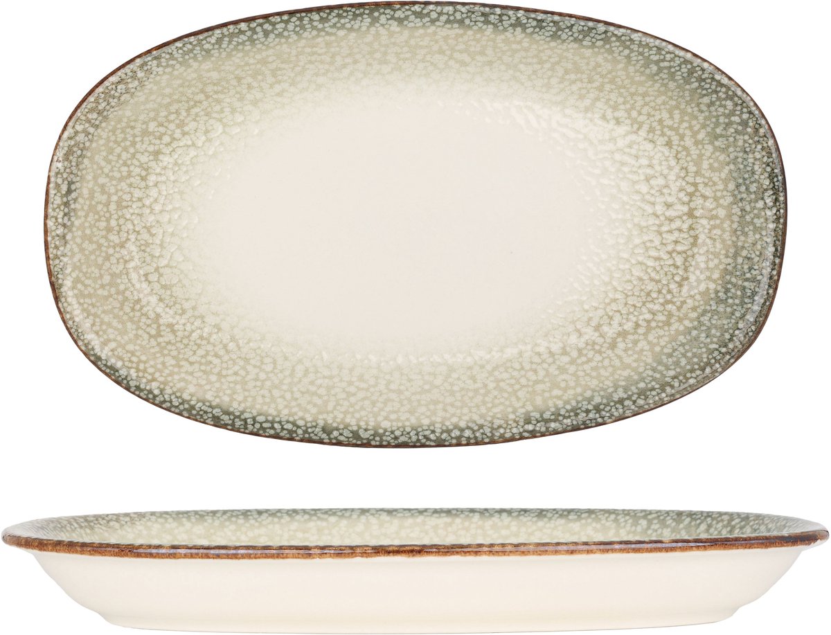By Bone Serveerschaal - Spazio - Porselein - 29x17.5 cm - set van 2