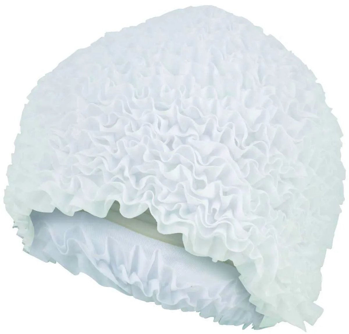 Aquafeel Frill Zwembadmuts Wit