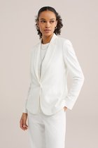 WE Fashion Dames getailleerde jersey stretch blazer