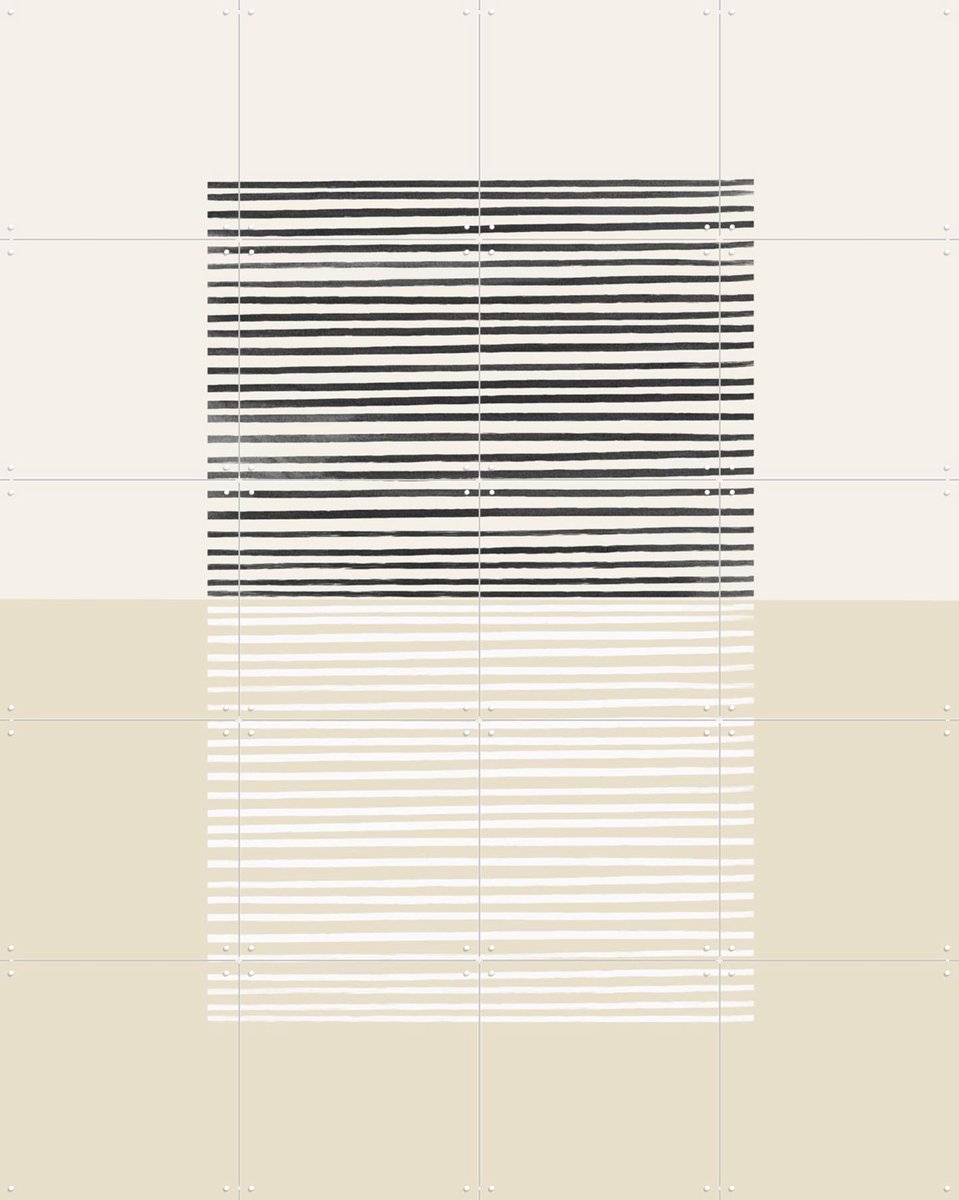 IXXI Minimalism Lines, Bohomadic Studio - 80 x 100 cm - Gratis ophangtool - Grote wanddecoratie en posters - Illustraties, Line art, Abstract