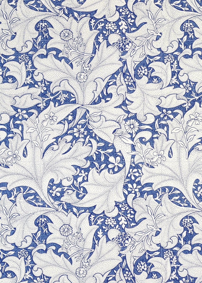 IXXI Wallflower, William Morris & Victoria and Albert Museum - 100 x 140 cm - Gratis ophangtool - Grote wanddecoratie en posters - Art Nouveau