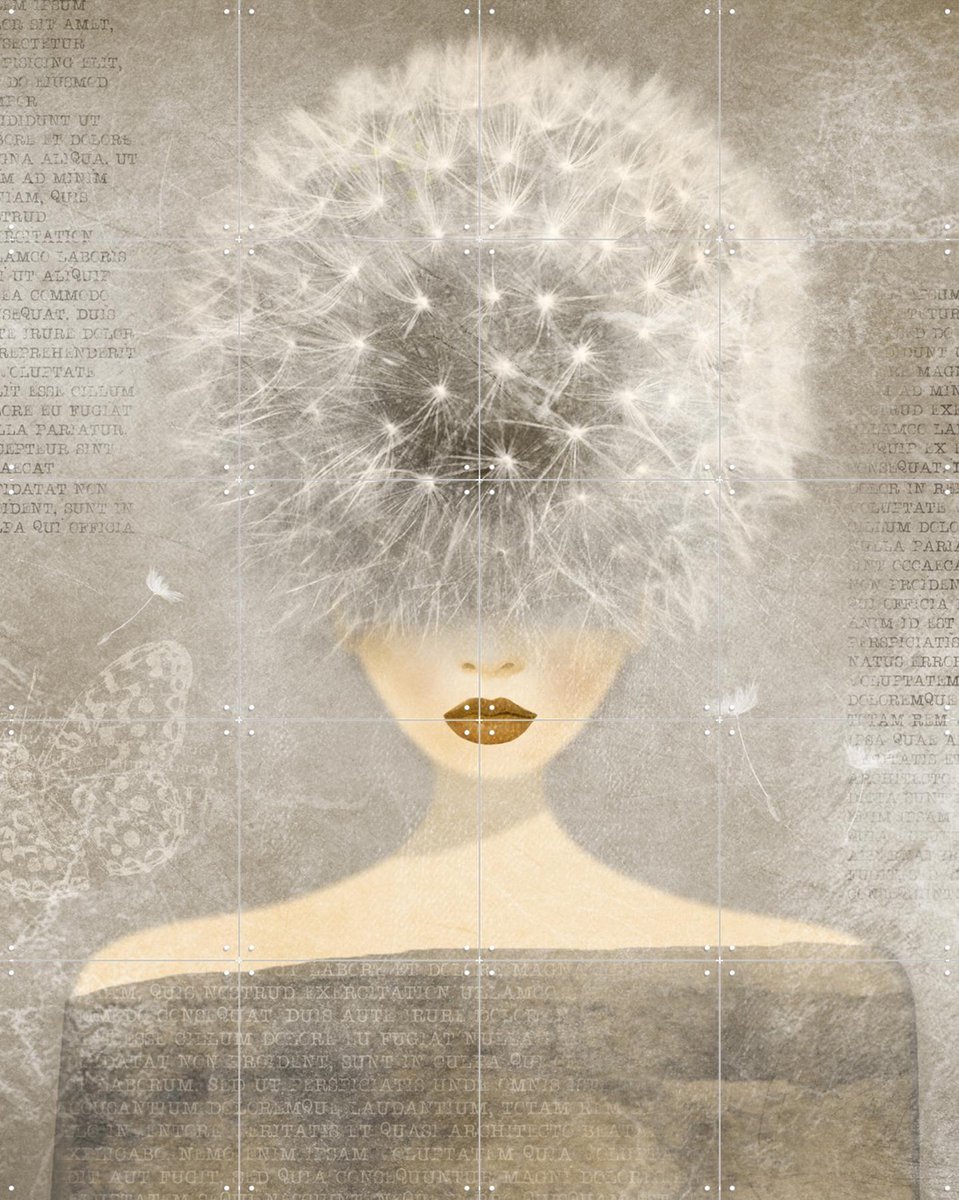 IXXI Summer Coupe, Mirjam Duizendstra - 80 x 100 cm - Gratis ophangtool - Grote wanddecoratie en posters - Illustraties, Digitale Kunst, Grafisch
