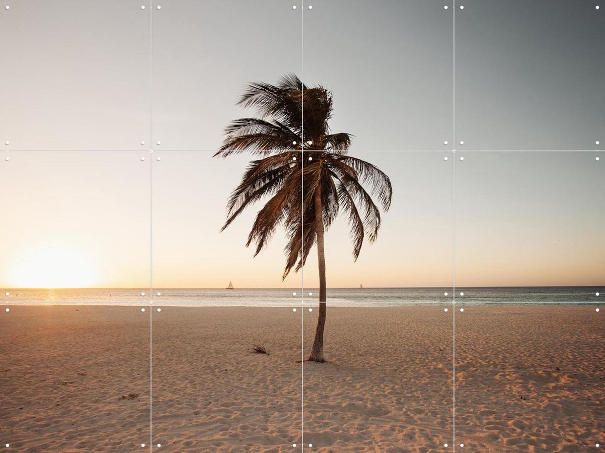 IXXI Windbreaker, Claire Droppert - 80 x 60 cm - Gratis ophangtool - Grote wanddecoratie en posters - Minimalisme, Naturalisme, Fotografie, Realisme