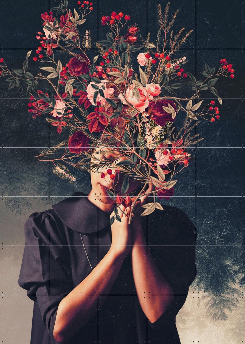 IXXI The Autumns after I found You, Frank Moth - 100 x 140 cm - Gratis ophangtool - Grote wanddecoratie en posters - Collage, Fotografie, Klassiek