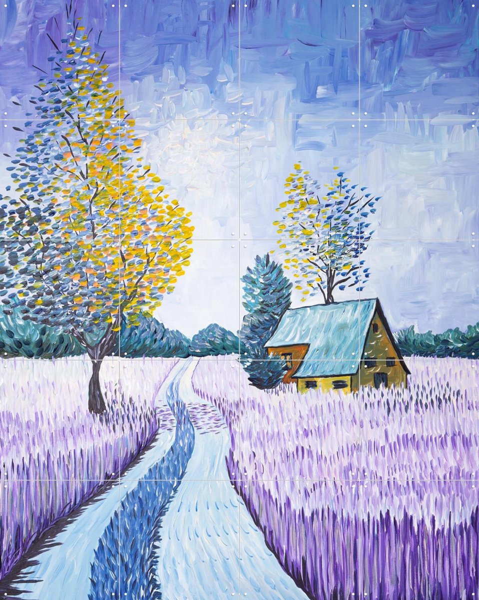 IXXI House, Zurab Dariali & Van Gogh 21st Century - 80 x 100 cm - Gratis ophangtool - Grote wanddecoratie en posters - Impressionisme, Klassiek