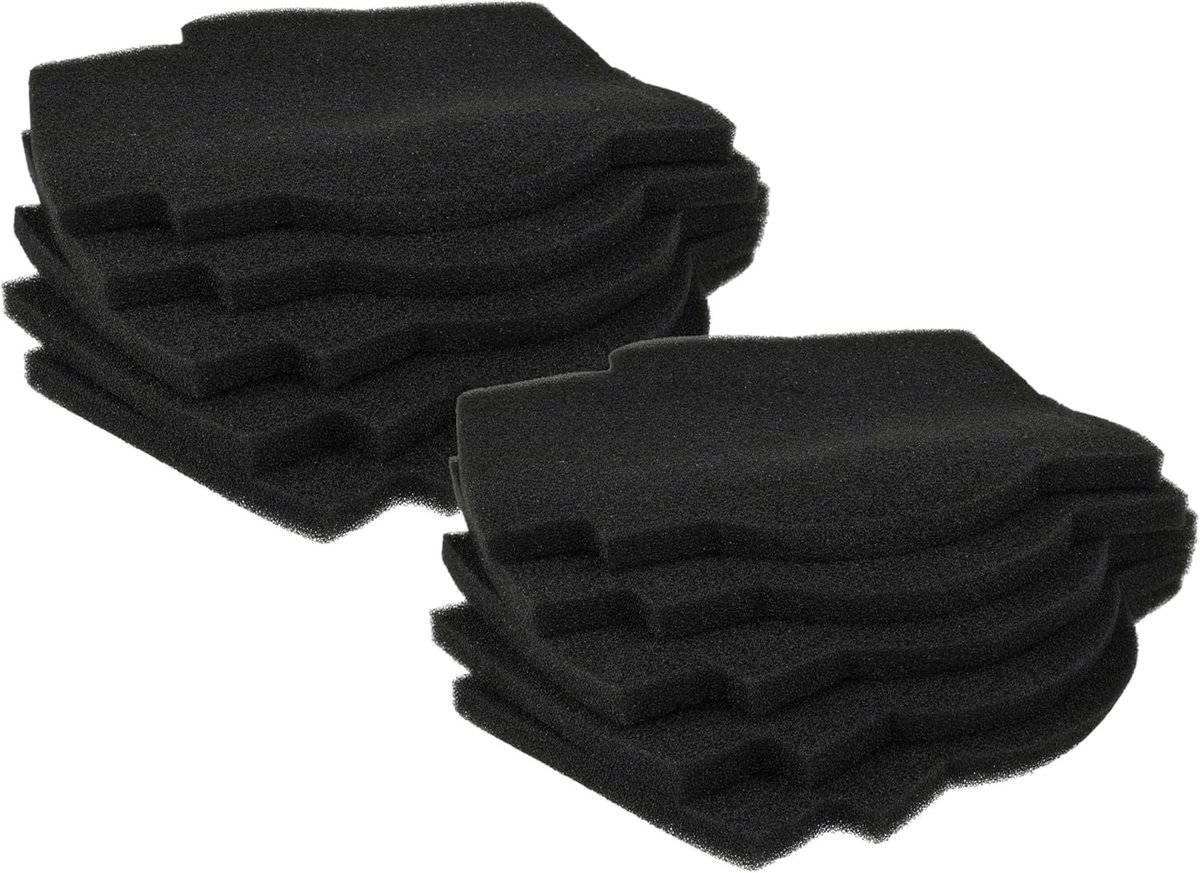 10 filters - geschikt voor Lunos Silvento afzuigventilator - ventilatiesysteem - badkamerventilator - 191 x 166 mm - vervangt 2/FSI-R - 039 721 accessoires