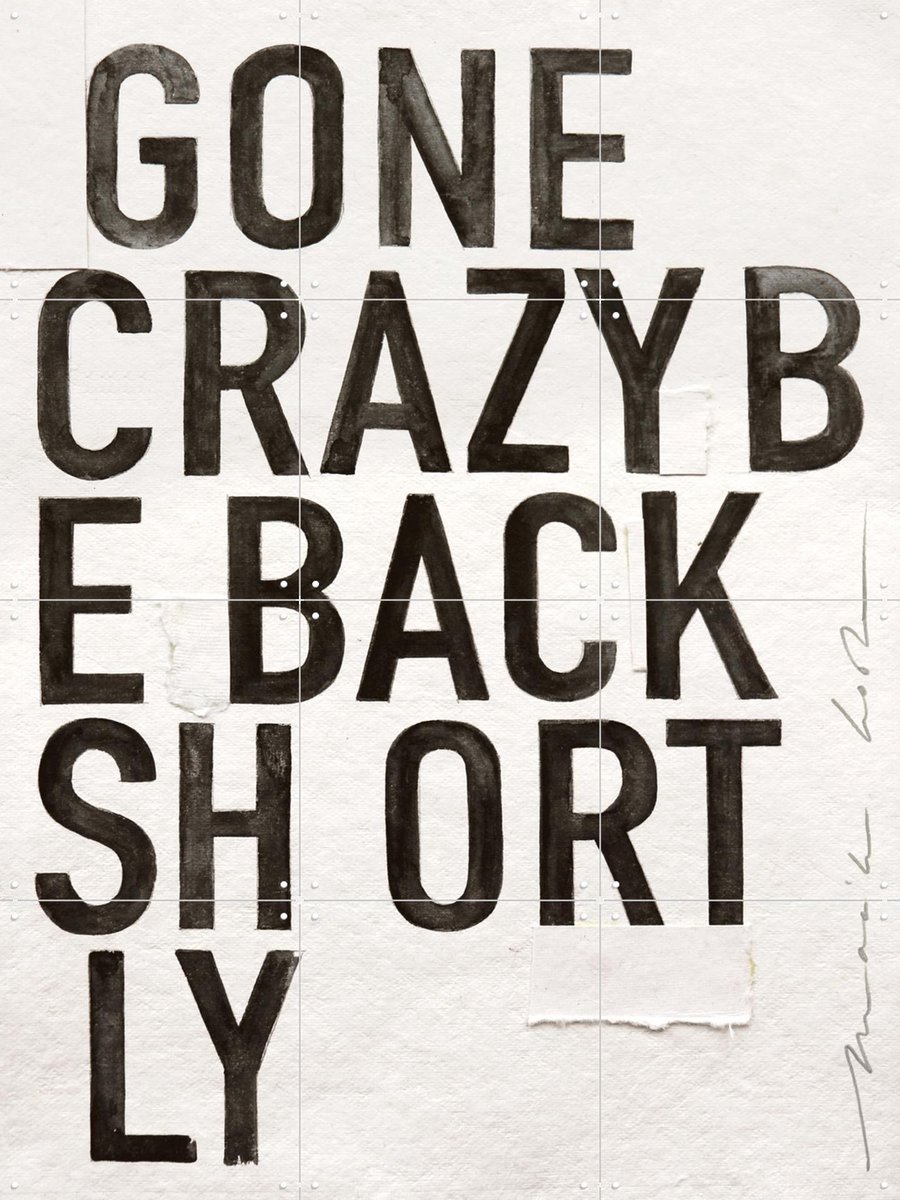 IXXI Gone Crazy, Maaike Koster & My Deer Art Shop - 60 x 80 cm - Gratis ophangtool - Grote wanddecoratie en posters - Typografie, Woonkamer, Grappig