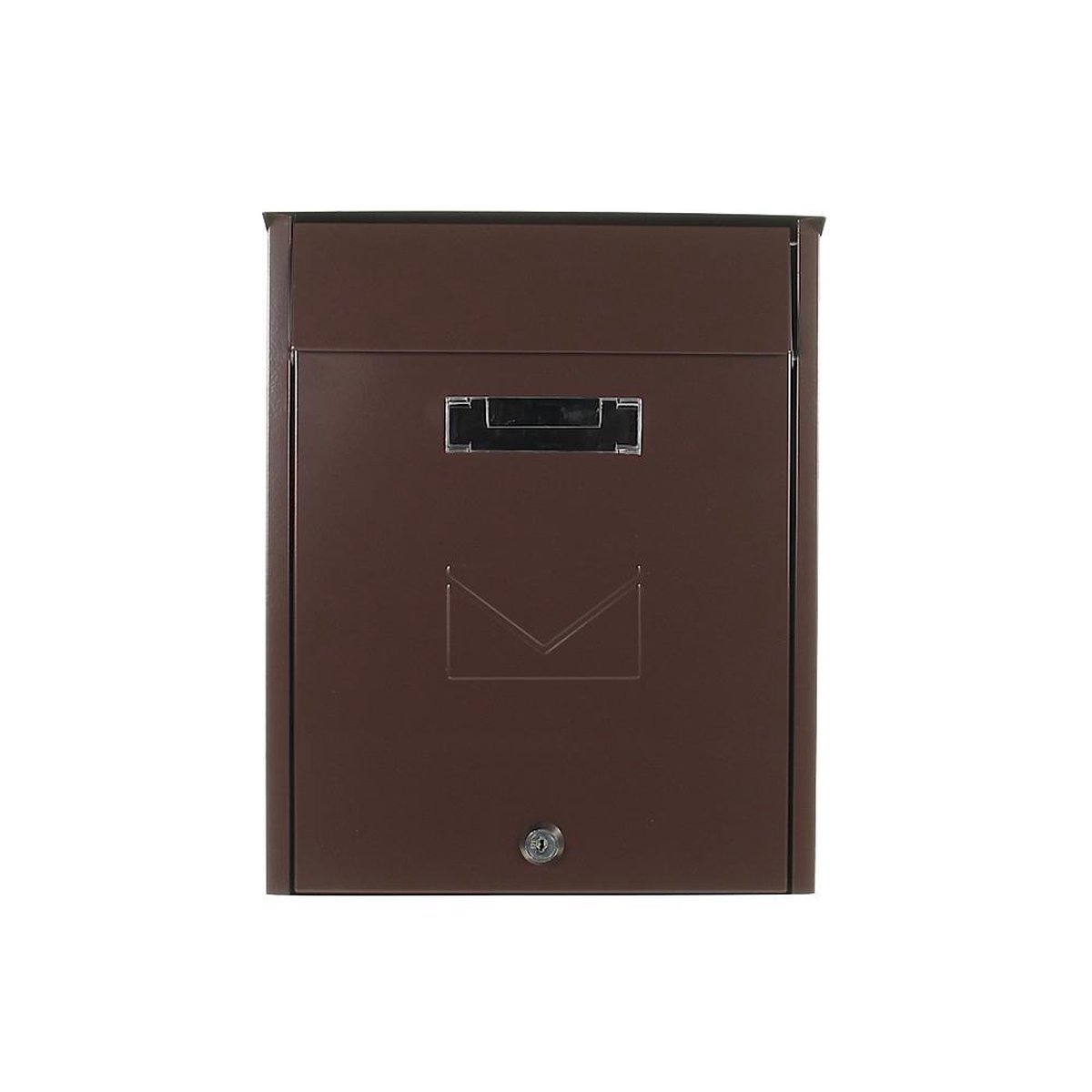 Cortenstaal Brievenbus Kubus 37x37x115,5 - Morgen in Huis