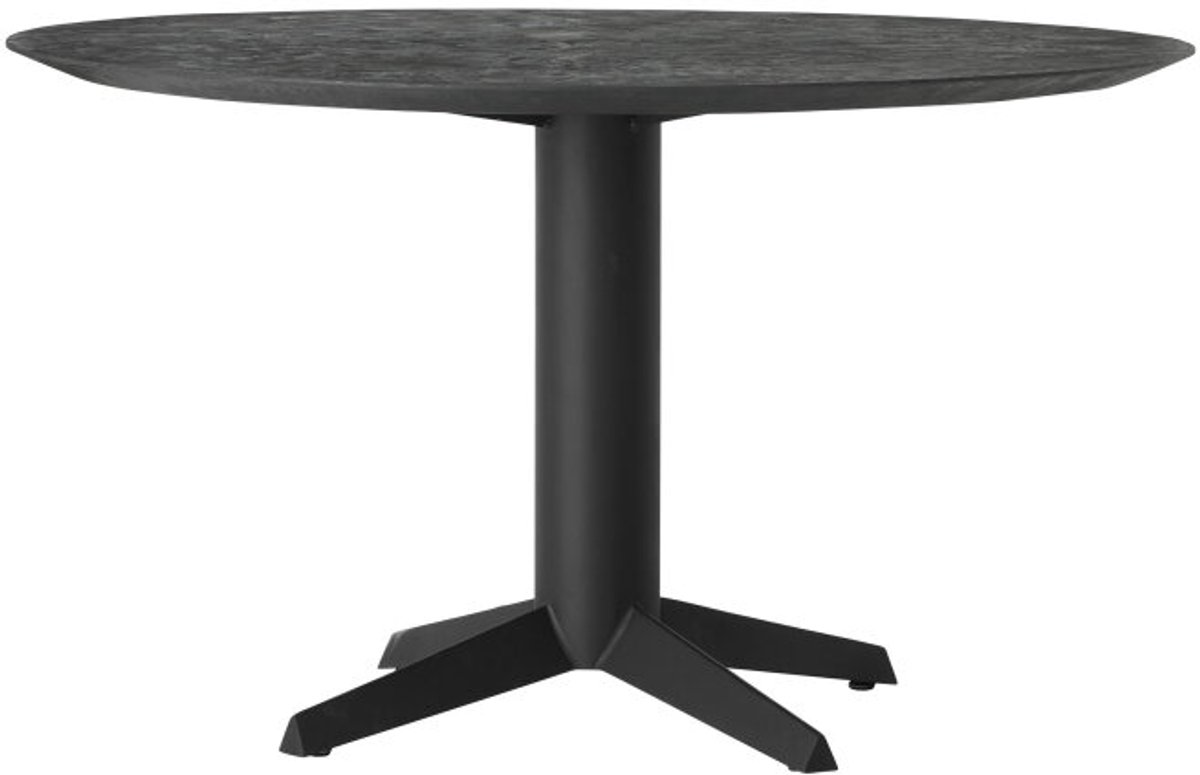 DTP Home Soho eettafel rond 130x130x76 cm - Mortex - zwart