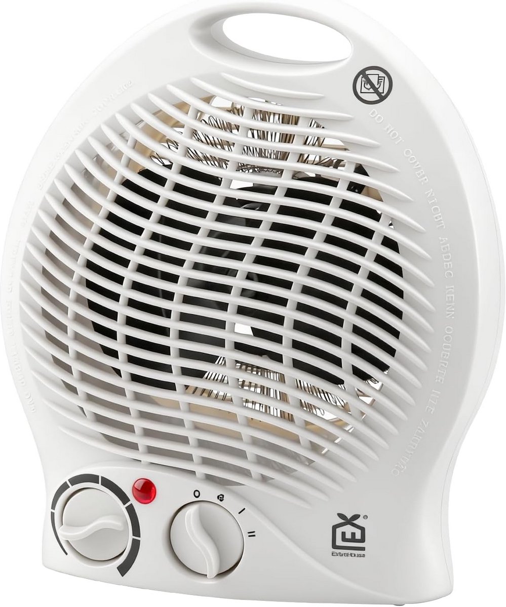 Draagbare Elektrische Ventilatorkachel 2000W met 3 standen en Veiligheidsfuncties