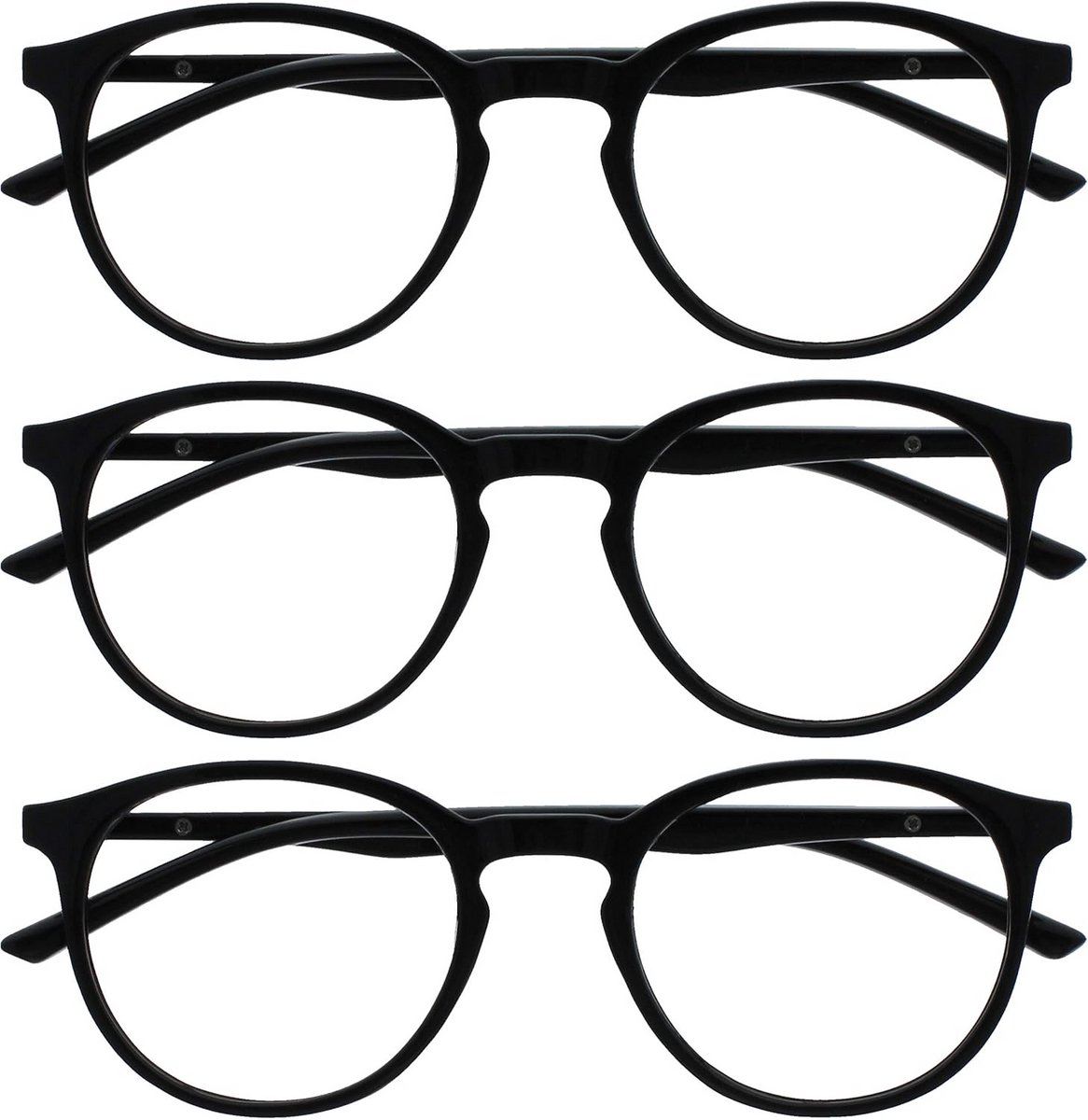 3-Pack Blauwlicht Bril Leesbril +2.00 Computer & Gaming - Unisex