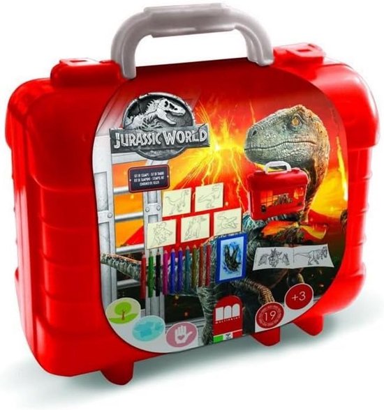 Baker Ross FE208 Jungle Dieren Foam Stempels - pak van 10, Stempelset voor Kinderen, Ideaal voor Kinder- Knutselprojecten