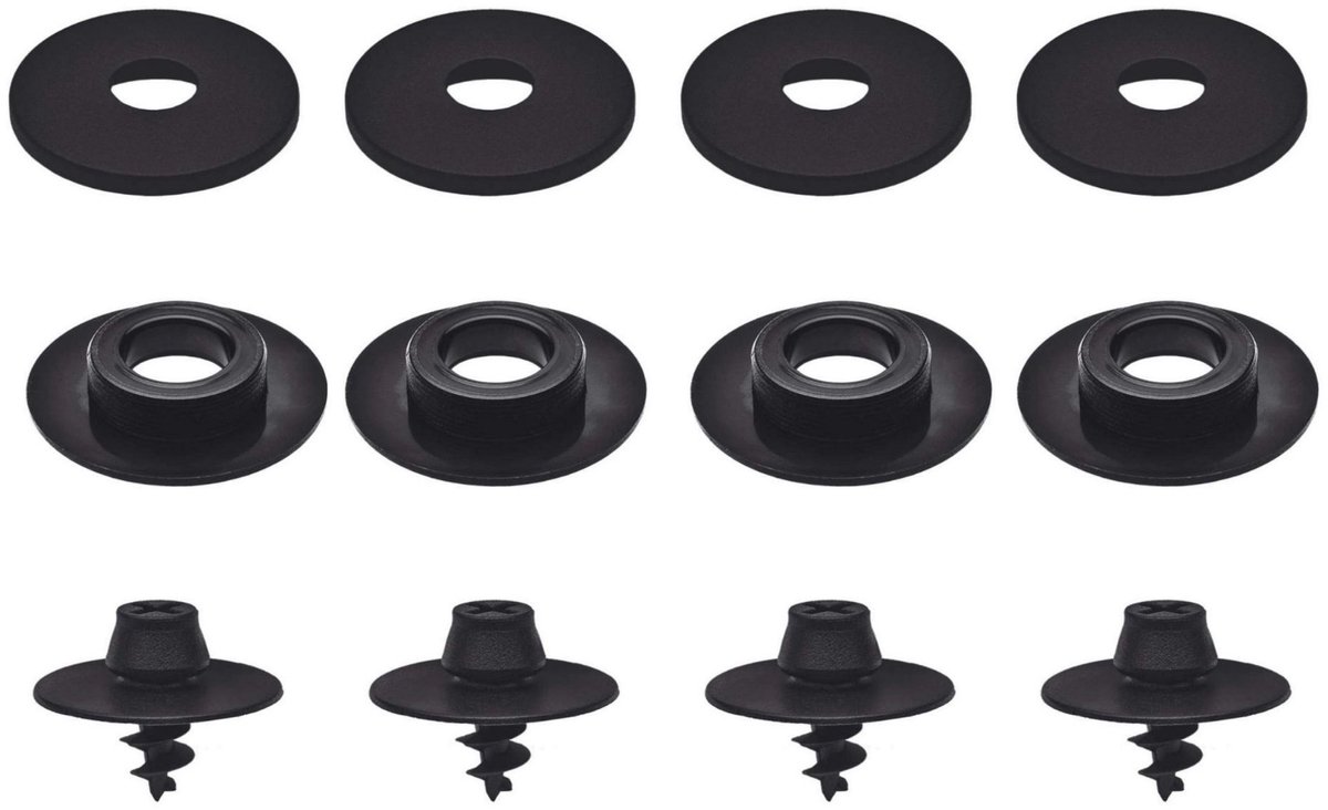 Wielganizator SolidPRO - Rubber Auto Vloermat - Ford Transit Custom - Drie Rijen - Zwart – foto 2