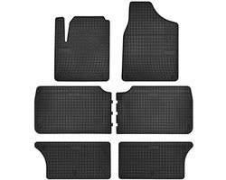 Wielganizator SolidPRO - Auto Vloermatten - Zwarte Bescherming - 7-persoons - Seat Alhambra I