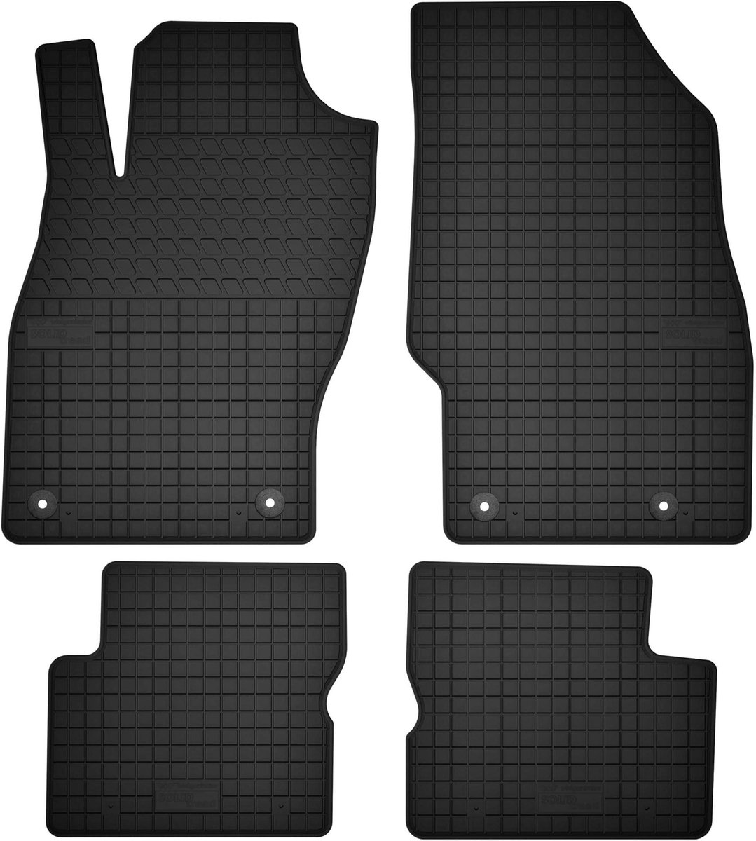 Wielganizator SolidTread - Autovloermatten - Opel Corsa D - Hatchback - Zwart