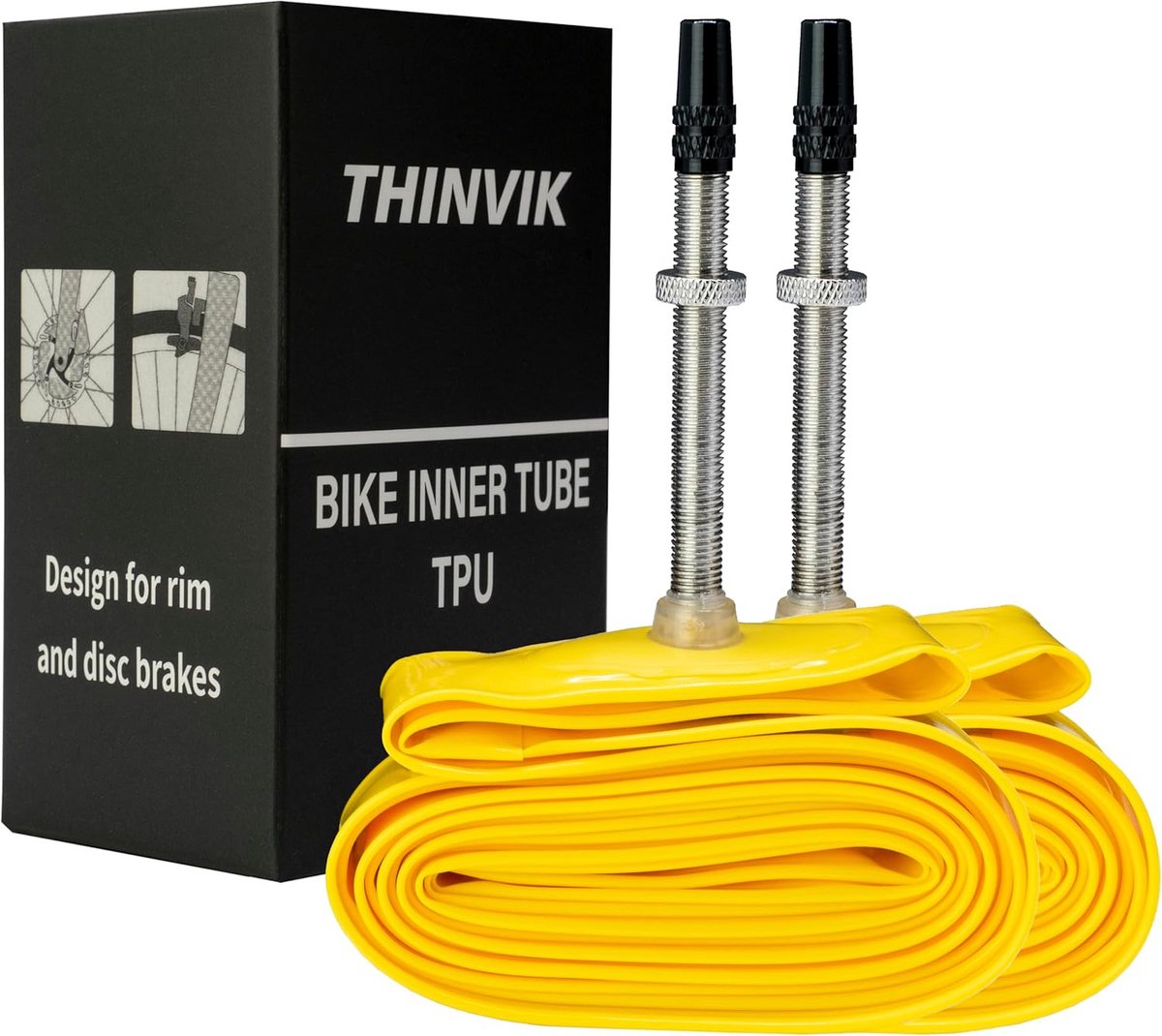 Lichtgewicht TPU Binnenbanden voor Racefiets, MTB en Gravel - Set van 2 - Diverse Maten & Presta Ventielen