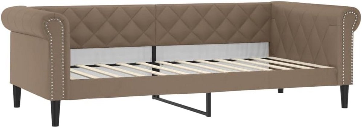 Slaapbank met Schuimmatras Kunstleer 100x200 cm