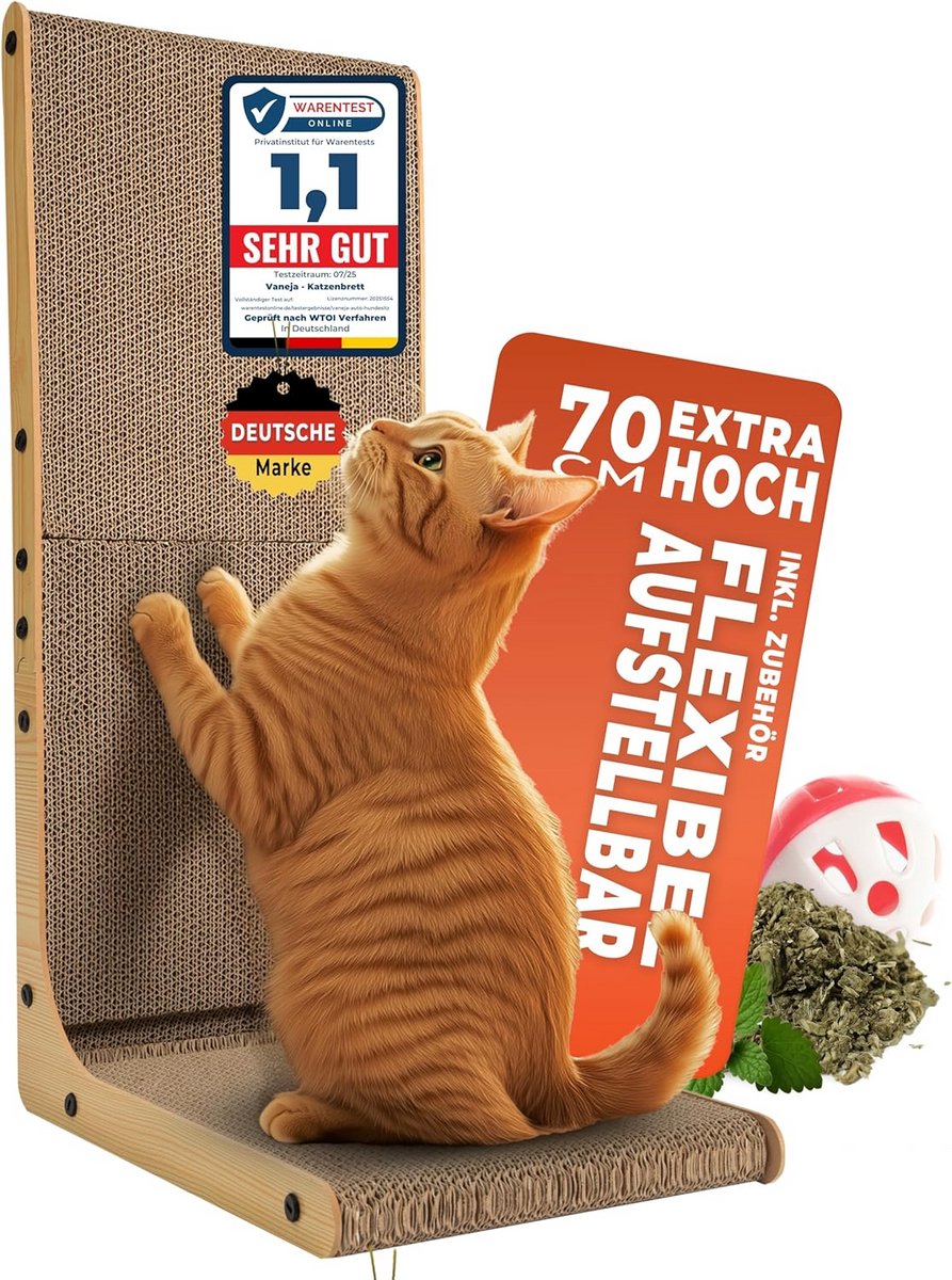 Stevige Krabpaal voor Katten met Sisal Touw
