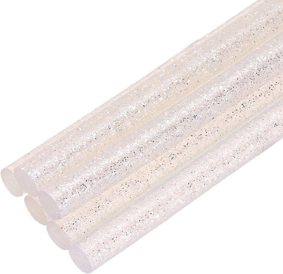 6 Stuks Lijmsticks Mini 7x100mm voor Lijmpistool - Helder & Gekleurd voor Knutselen en Reparatie