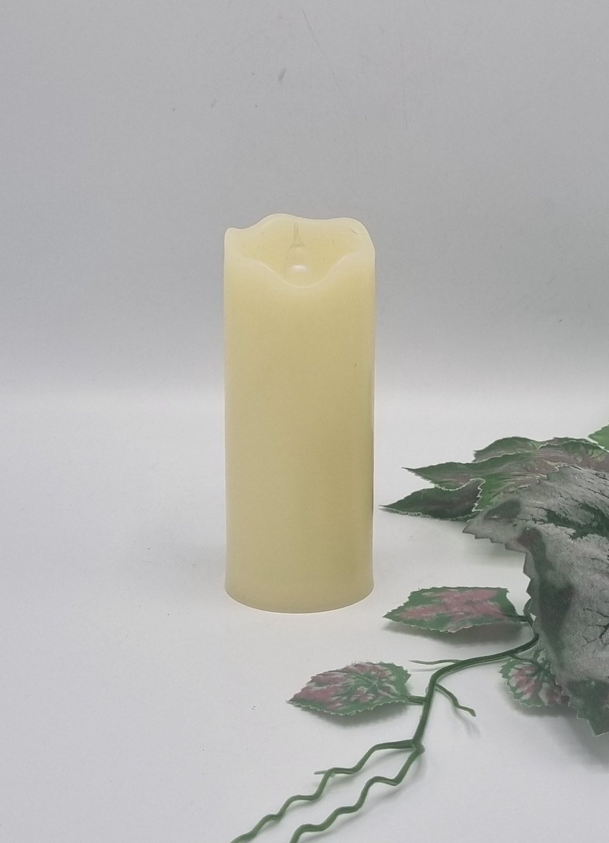 Led kaars - C704 - Warm wit (Geel) - 1200 branduren - Inclusief batterijen - Flikkerend led